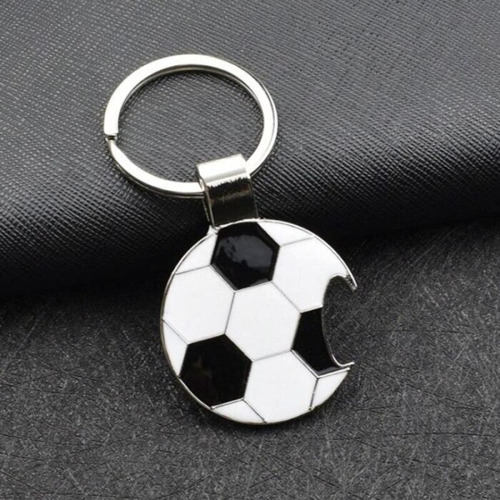 Porte-Clé Décapsuleur  Le Ballon de Foot (Acier) 3404