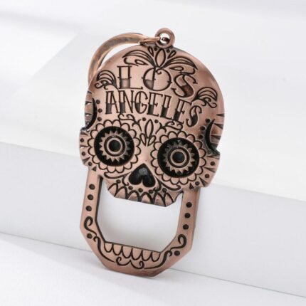 Porte-Clé Décapsuleur  Ouvre-Bouteille Calavera (Acier) 3415