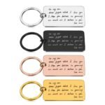 Porte-Clé Personnalisé Phrase 3071