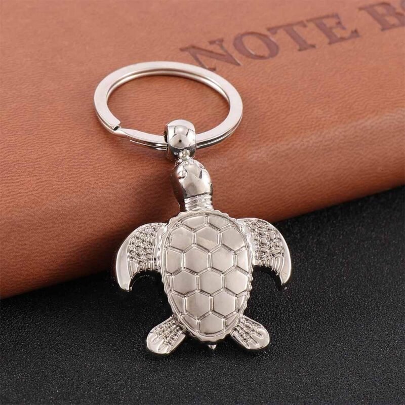 Porte-Clé Tortue Argent 251